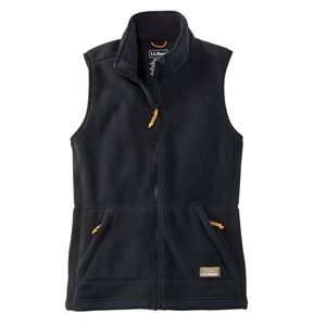 L.L. Bean Women's Black Fleece Vest